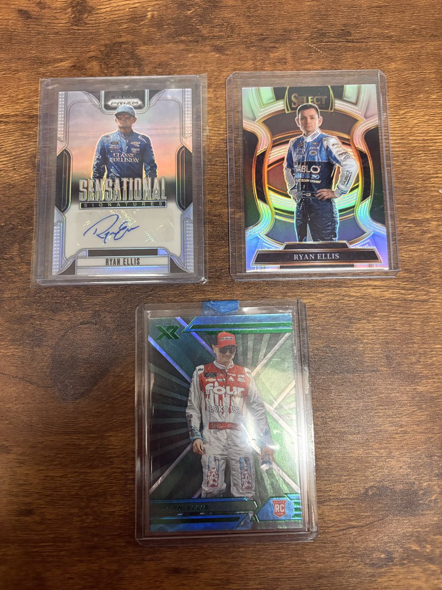 TeamRyanEllis's tweet photo. RACEDAY GIVEAWAY 🚨 To win these @ryanellisracing cards: 

Repost this post and tag a friend. That’s it. A random winner will be chosen tomorrow afternoon. 🏁🏁

| @youngsmtrsports | @TabloTV | @fourloko | #NASCAR | https://t.co/1MPKwzAVjy
