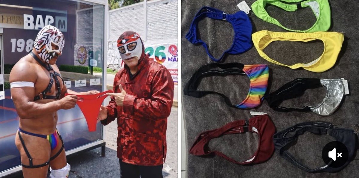 ThongWrestlers's tweet photo. Este macho ofrece tanguitas en sus redes 🔥 Ya las habrá olido Octagón? 🤭
#tangadeluchador #calzondeluchador #tanguita #tanga #tanguitadeluchador #luchalibre #luchamexicana #liriodeplata #liriosabroson #tanguitasabrosona #octagon #prowrestling #prowrestler #manthong #thong https://t.co/12iZdBumW7