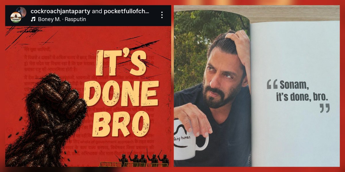 ibeingxpasha_'s tweet photo. Bro #SalmanKhan's PR is on another level man. Everyone's using his quotes now. At this rate, don't be surprised if even Modi ji tweets in his favour. 😉 https://t.co/09j8GIouJw