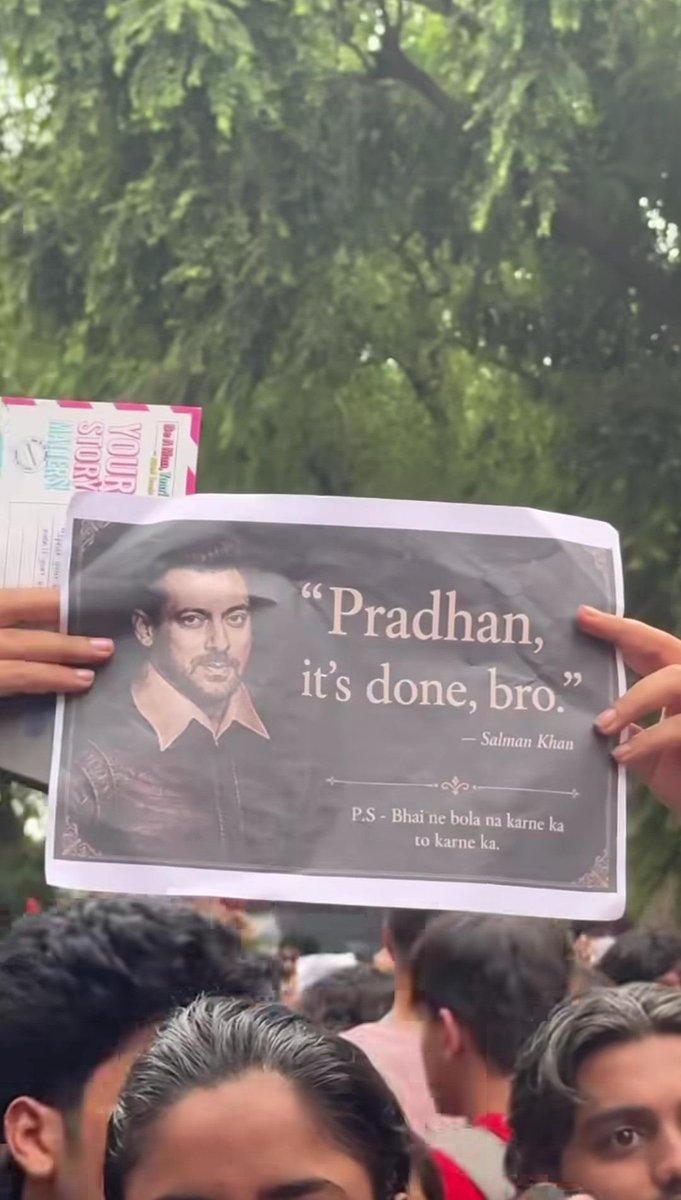 ibeingxpasha_'s tweet photo. Bro #SalmanKhan's PR is on another level man. Everyone's using his quotes now. At this rate, don't be surprised if even Modi ji tweets in his favour. 😉 https://t.co/09j8GIouJw