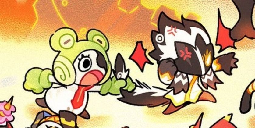 BowBirb's tweet photo. Drew a follow-up to an official artwork I saw of Reek N. Roll getting his tail tugged. You can't tell me he wouldn't stink up someone for that when he has gassed people for less. https://t.co/gbbi0k3qLn