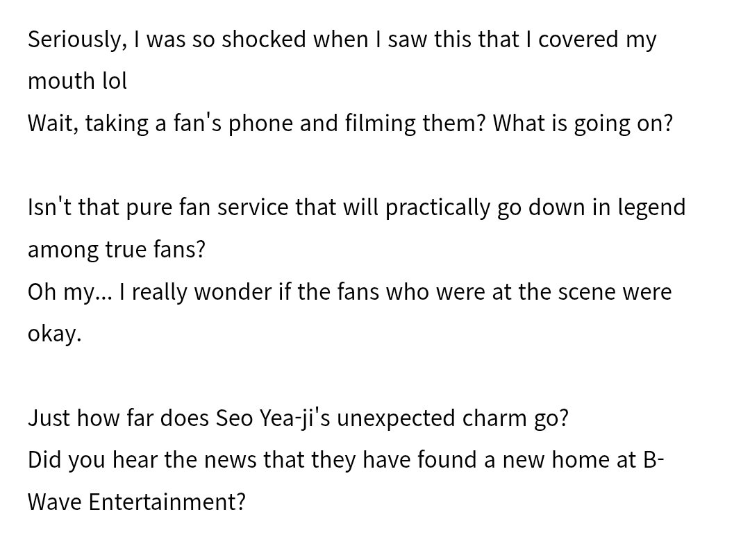 TreasuredYeaji's tweet photo. Seeing posts say Seo Yea-ji changed "180°" misses the point. She’s ALWAYS been this warm &amp; loving with fans! Old agency branding just kept her hidden behind a cold, mysterious image. Yea-ji didn't change—she’s just finally free to show the gentle heart she always had. 🤍✨ https://t.co/H6towdzRn3