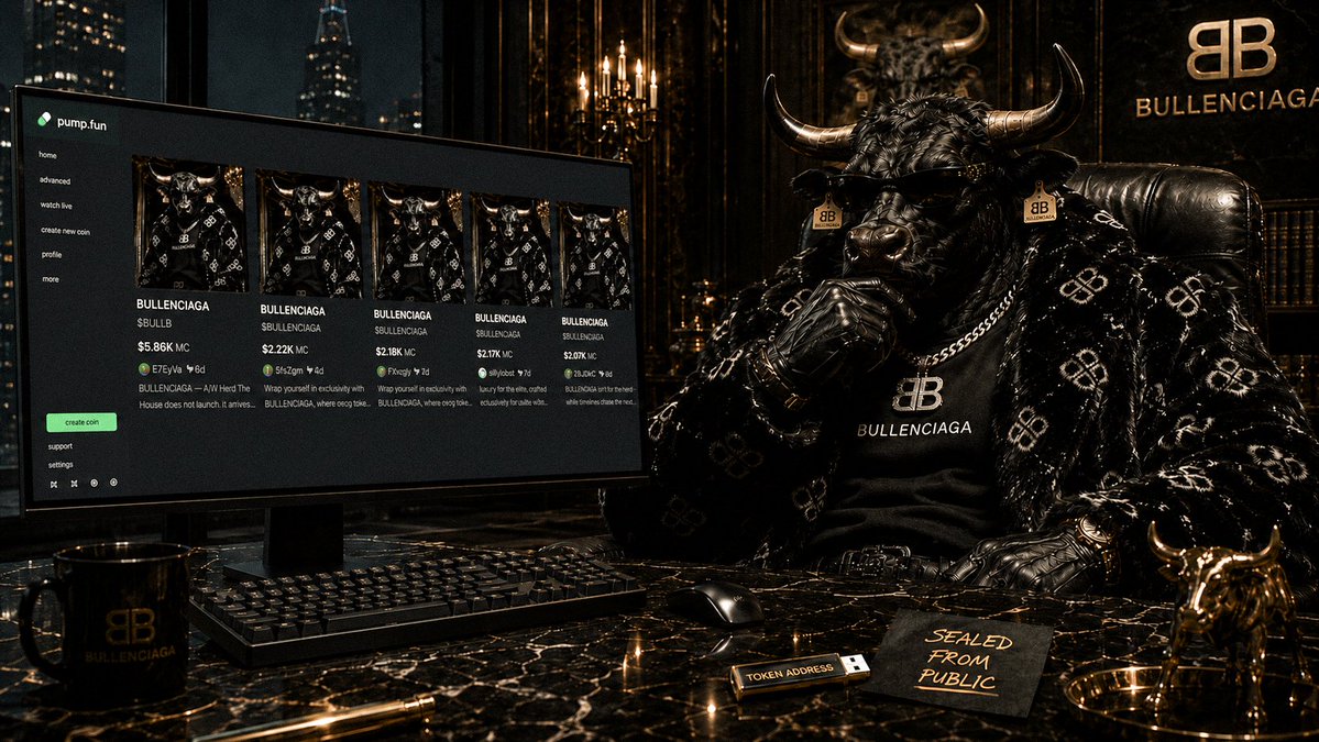 bullenciagax's tweet photo. you don't have the tools.
you don't have the focus.
you don't have the infrastructure.
don't even try.

the real contract will be waiting on the website.
burn. mint. precision.
everything else is cosplay.
accept no imitations. https://t.co/angV3ILiJ0