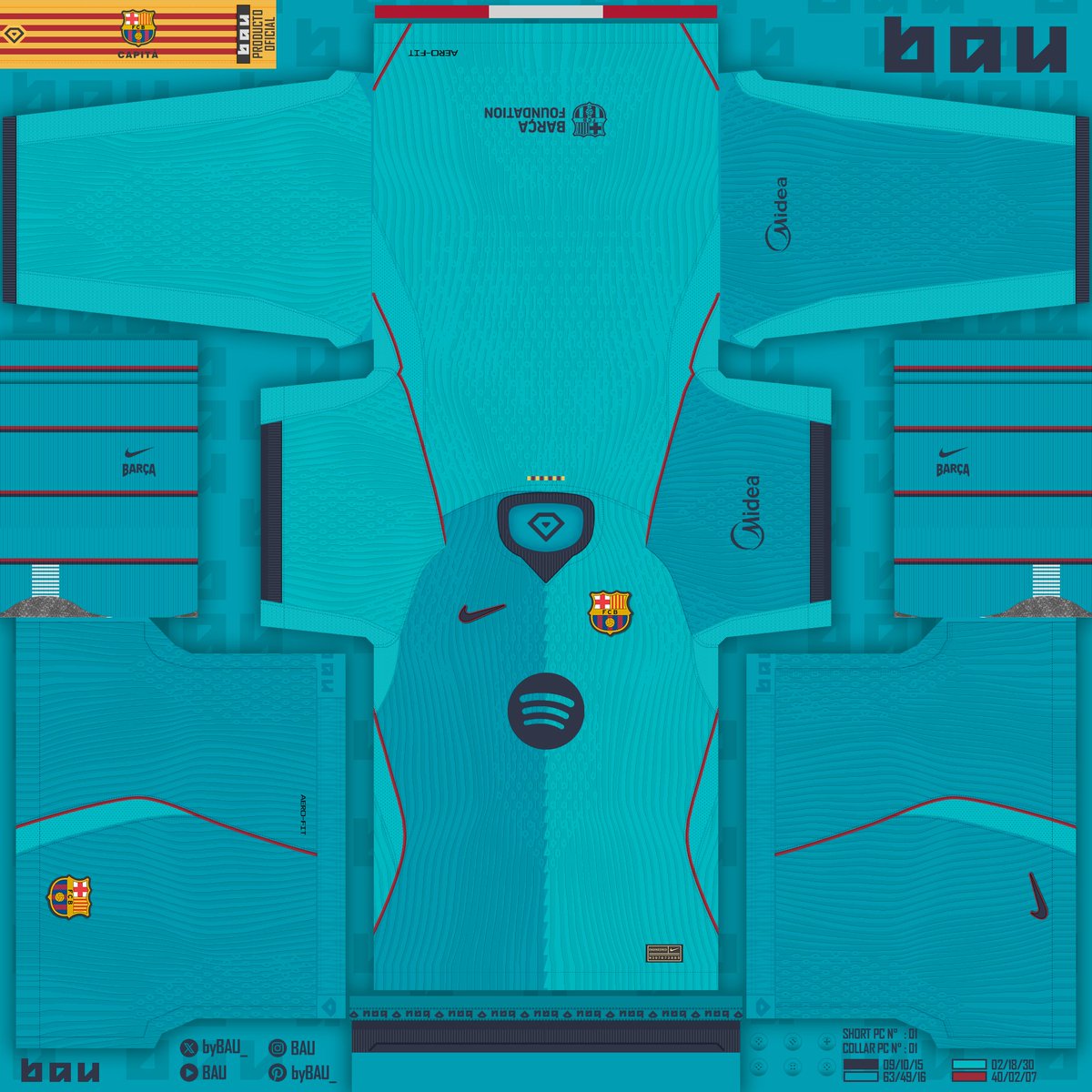byBAU_'s tweet photo. FC BARCELONA 2026-27 Kits 🔴🔹🟡
Home / Away / Third / Gks

@FCBarcelona_es 

#FCBarcelona #FIFACWC #Barç #adidas #MesQueUnClub #ForçaBarça #PES2021 #eFootball #eFootballHUB #PS4share #patterns #FCBLive   

>> Drive: https://t.co/3kF60E4TiO https://t.co/sPHdAmvVWS