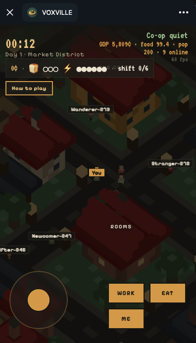 voxvillefun's tweet photo. Want to actually feel VOXVILLE in your pocket? The town now lives inside Telegram.

Open our Mini App, clock in for a shift, and watch a whole voxel economy tick in real time — right from your phone. Grab your friends and run the town together, on mobile or desktop, same living town either way.

Tap in 👉 https://t.co/7Z3ieLVCJr