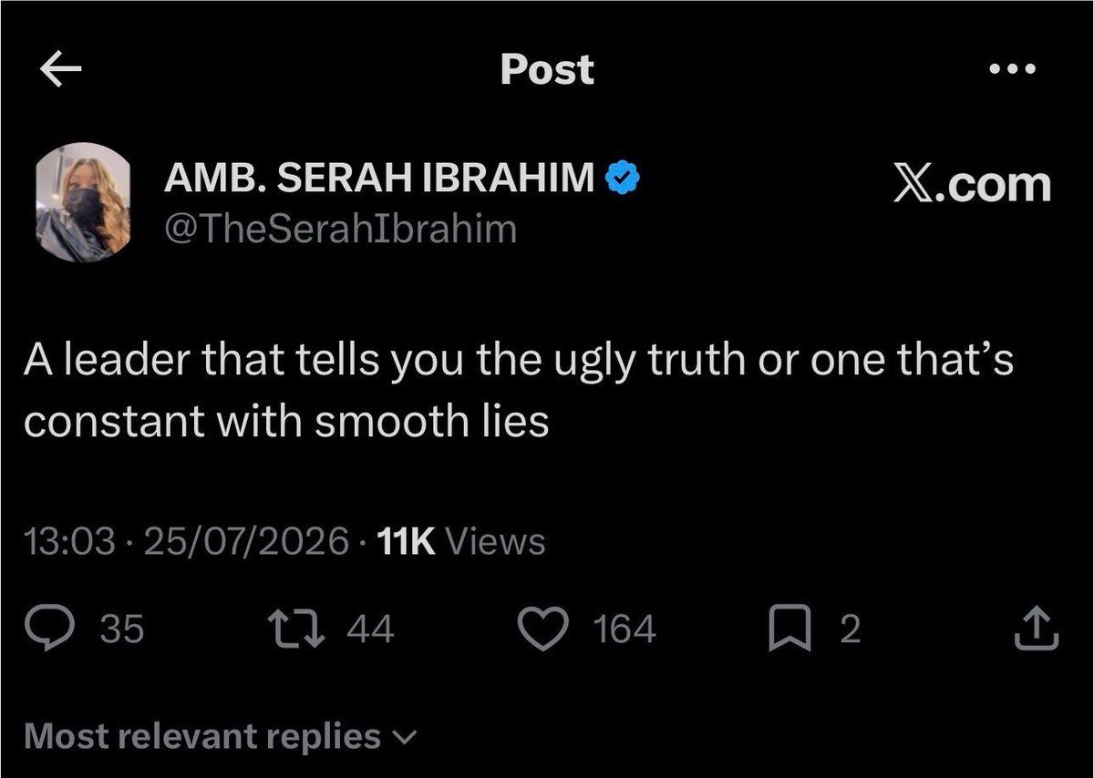 HighChiefOkoro's tweet photo. Fellow Nigerians, please take good care of your health and stay safe out there, so you can witness this 2027 campaign.

Tiny girl don dey sub Peter Obi. https://t.co/0fkdPfwGJJ