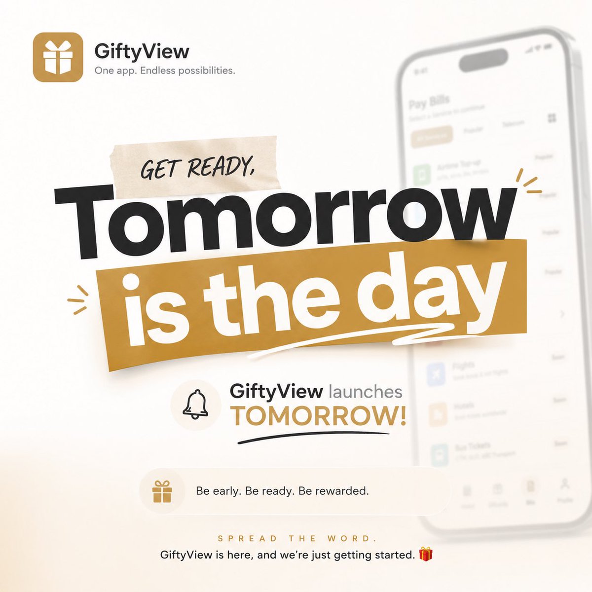 designsbyteh's tweet photo. @giftyviewapp @Omololaaa7 @Vih_ktoralt Great product deserves equally great visuals. 
I reimagined this @giftyviewapp launch post with a cleaner, more premium design that keeps the app as the hero while improving readability. If this direction interests you, I’d love to discuss more ideas in DMs. ✨ https://t.co/YiuFM5r3L4