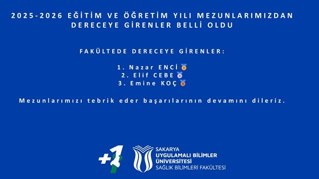 subusbf's tweet photo. Fakültemizin Gurur Tablosu Belli Oldu!2025-2026 Eğitim-Öğretim Yılı mezuniyet sonuçlarına göre bölümlerimizde ve fakültemiz genelinde dereceye giren öğrencilerimiz belirlendi. 🏆Başarılarıyla fakültemizi gururlandıran tüm öğrencilerimizi yürekten tebrik ediyoruz. https://t.co/XG9jliuGwe