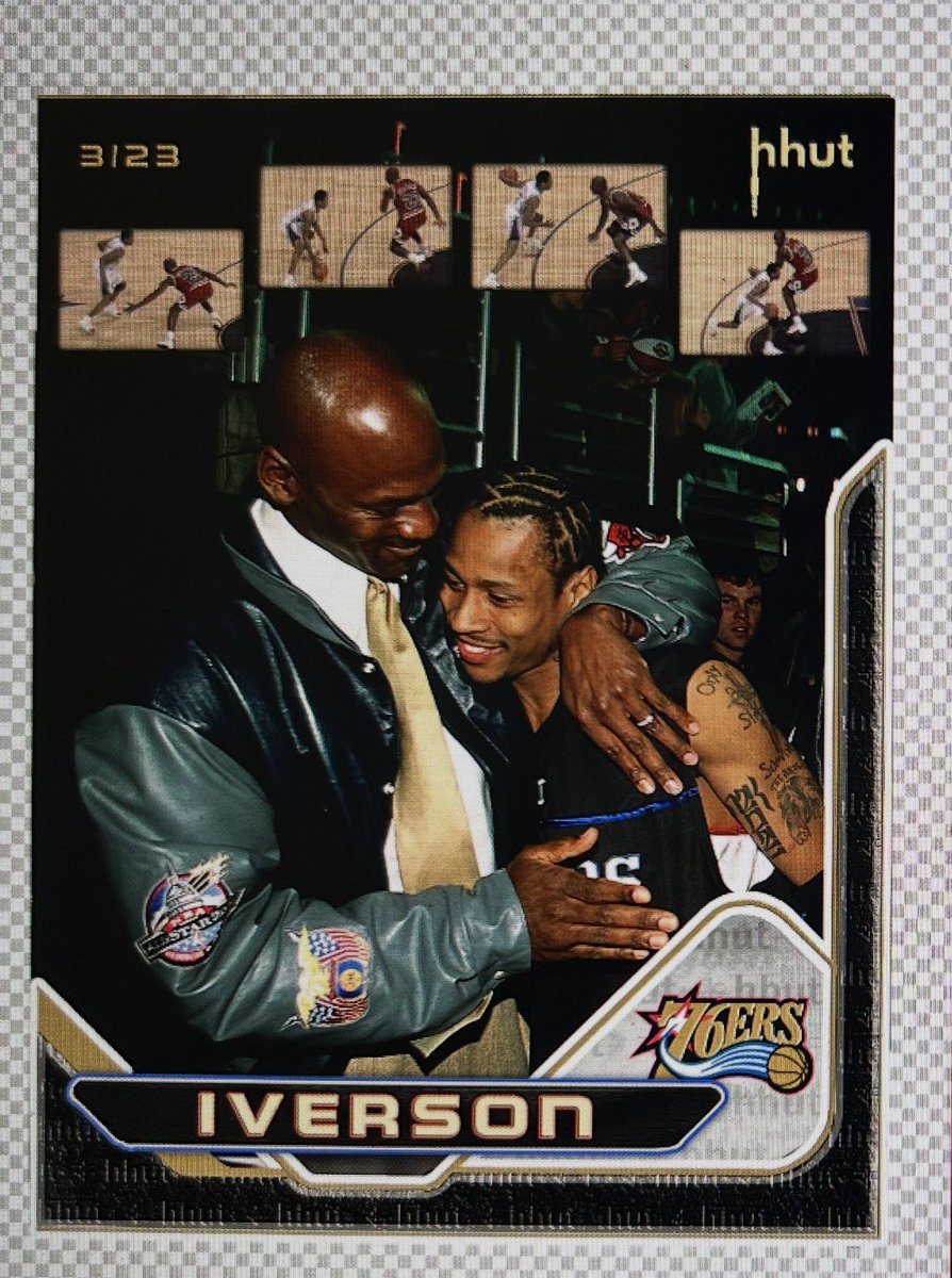 HH_UltimateTeam's tweet photo. -
Déjà 7/15 cartes prêtes sur la série IVERSON LEGACY ❤️

Une histoire, une carrière, des moments iconique, cette série est faite pour les amoureux de THE ANSWER 🐐 https://t.co/wLiJ0HfT8m