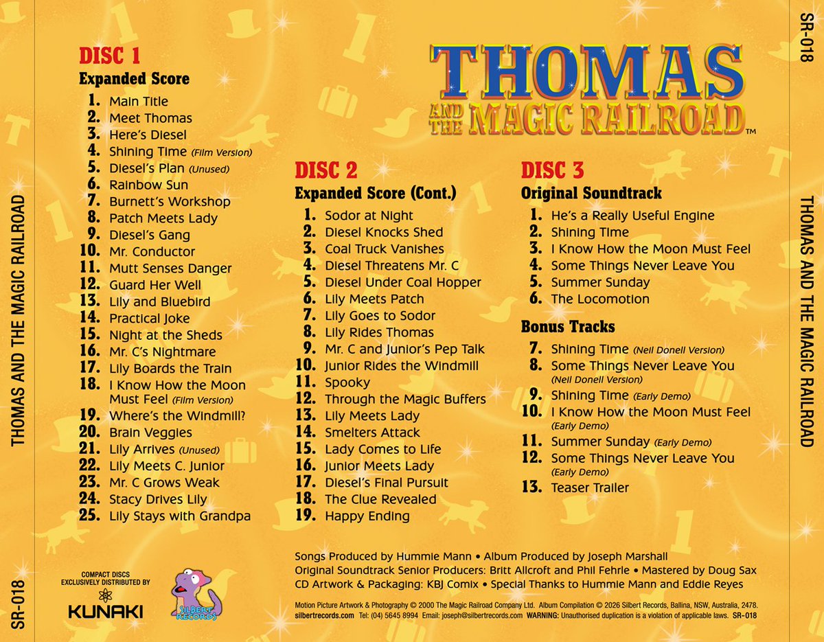 caybymails's tweet photo. While I understand that the team at Silbert Records can handle TATMR's new soundtrack release with their own creative liberties, here are my custom front and back covers for that album if it were to be released on CD. https://t.co/soQ24oMX1b