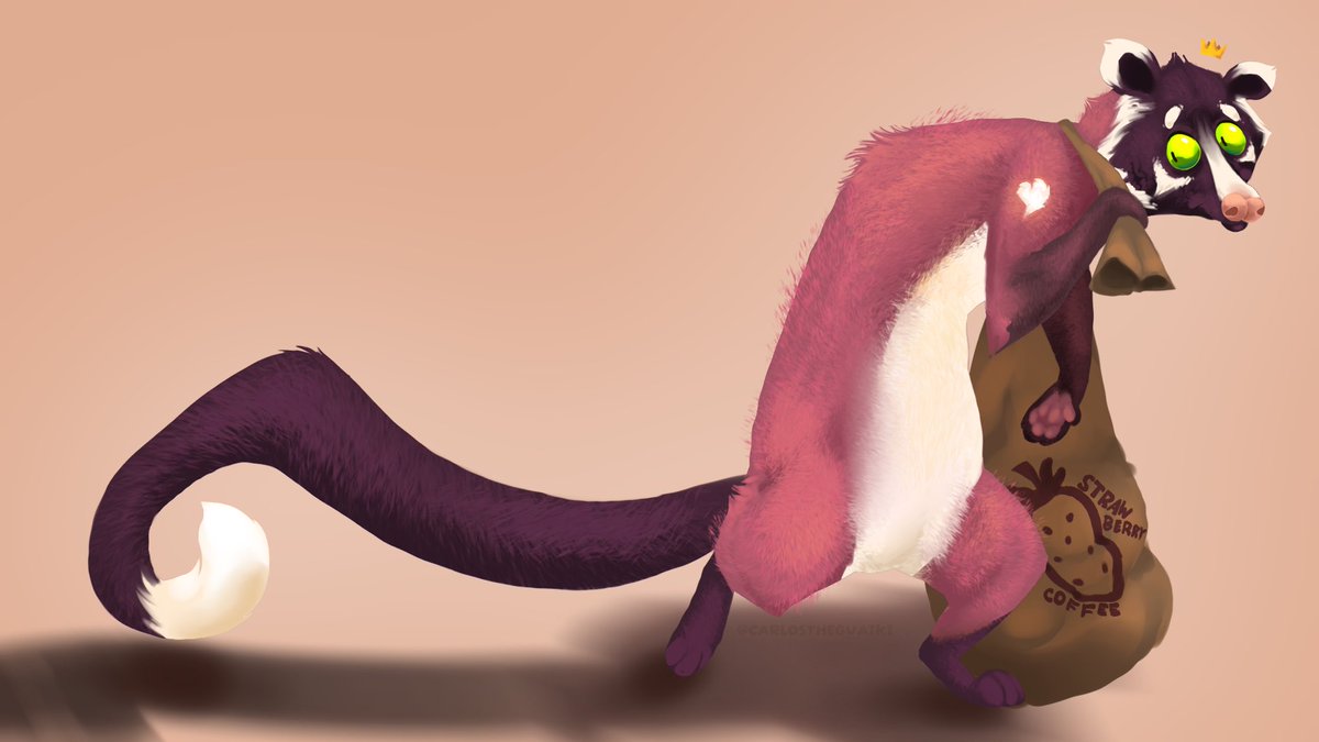 Carlosarty12's tweet photo. One of two ArtFight artworks I made so far…
@hoppelhoop ‘s King masked palm civet
#art #renderart #artfight https://t.co/kMq3UoEQp0