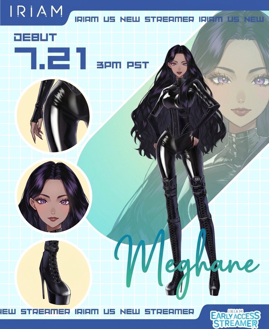 meghanelex's tweet photo. i debut this week 🖤 check me out on #IRIAM streaming daily! https://t.co/f01zT4gCBc