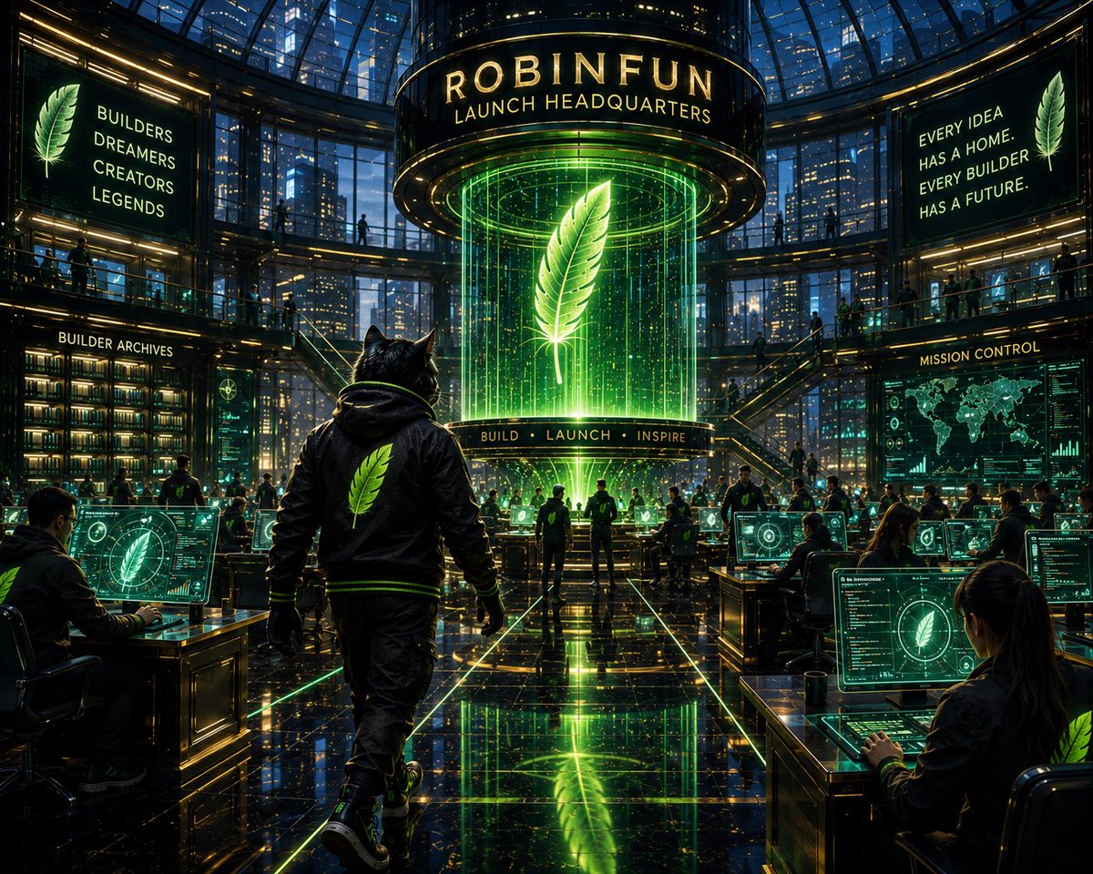 RobinFunCat's tweet photo. Every legendary community starts with one builder.

RobinCat is here to celebrate the creators shaping RobinFun.

The next chapter starts here. 🪶

#RobinCat #RobinFun #RobinhoodChain https://t.co/jh9lA3N7TQ