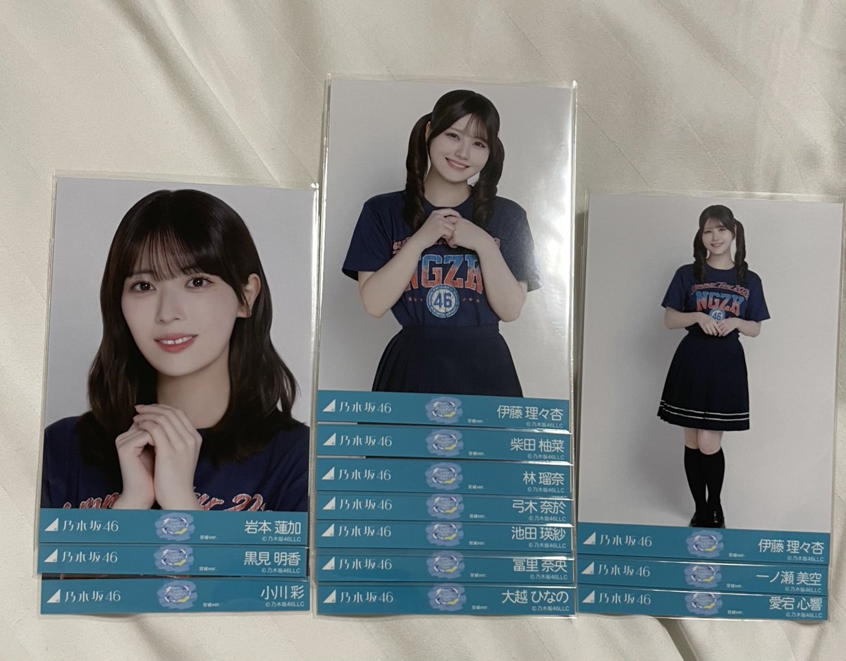 lddbad's tweet photo. 乃木坂46 生写真 全ツ 真夏の全国ツアー ツアーTシャツ  宮城ver. ずんだ 七夕 トレ トレード

提供
画像

希望
私服
菅原チュウ
川端ヨリ

緩く
川﨑、遠藤、瀬戸口寄るところ

ライブT
川﨑ヒキ
瀬戸口ヒキ
川端ヨリ
増田全種

宮城2日目or郵送 https://t.co/ozQzq4x3NJ