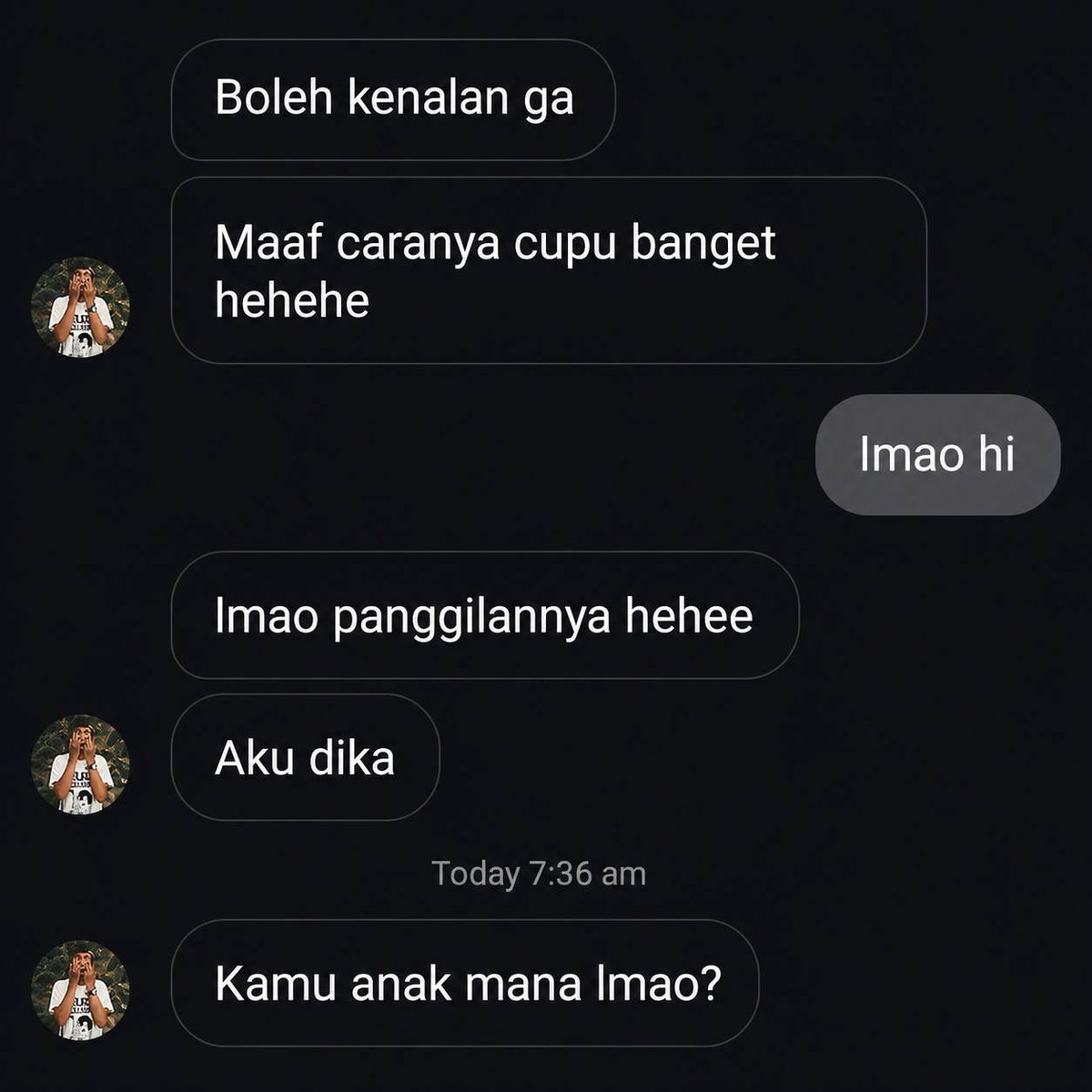 batutatot's tweet photo. day 1 diajak kenalan stranger https://t.co/1Z48FZmjje