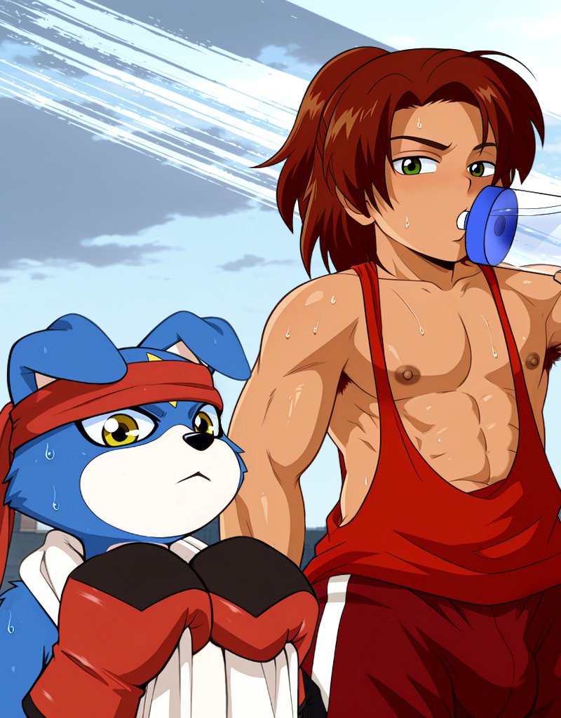 DolmaTDorumon's tweet photo. Howdy everyone, time to start publishing more fics, this is something I made for my @artist_conejo, hope you all enjoy it and give a like :3
#R18 #yaoi #fanfic #collab #Digimonyaoi
Español
https://t.co/ngggiHWWaN
English
https://t.co/cH9AMM7uaC https://t.co/e1K1bAuVf1