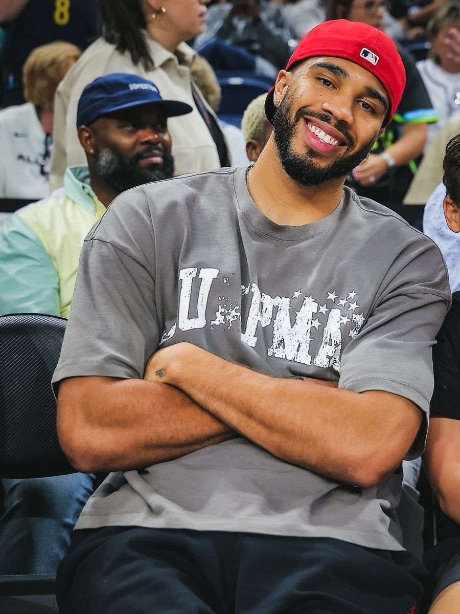 celtics's tweet photo. Courtside for @WNBA All-Star Weekend 🤩 https://t.co/PMldx123ss