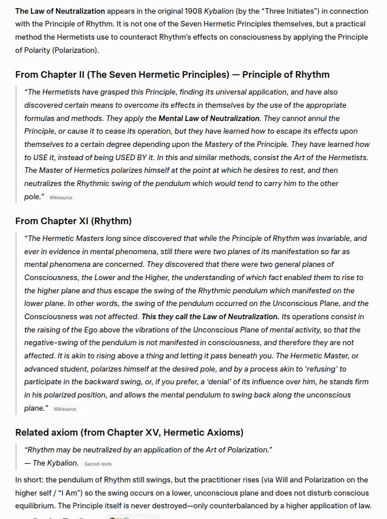 clif_high's tweet photo. Why do it? Real work involved...

Why study the 7 Governors of this body's Life? 

Study leads to Understanding. 
Understanding leads to Application.
Application is the pathway to deliberate Change. 

All is Mental thus Consciousness need not participate if Understanding exists. 

i had decided to Hold-Fast to my Consciousness Understanding of the Rhythm of this body's Life, thus now, humans say that "you don't look (nor act) your (body's) age". 

It's factual, i am holding my body to a certain frequency of Vibration, thus factually not participating in the 'aging process' of the body riding the Rhythm of Time that now flows beneath my Consciousness. This Understanding is able to 're-youth' a body. 

The Rhythm of this time  calls my approach as 'protocols' that in times  past were called "formulas and methods".  As with all of these forms of consciousness 'magic' the potions and substances are but manifest reminders to my consciousness that all things are Mind, and thus are mutable by the Understanding and application of the 7 governors of this common shared reality.