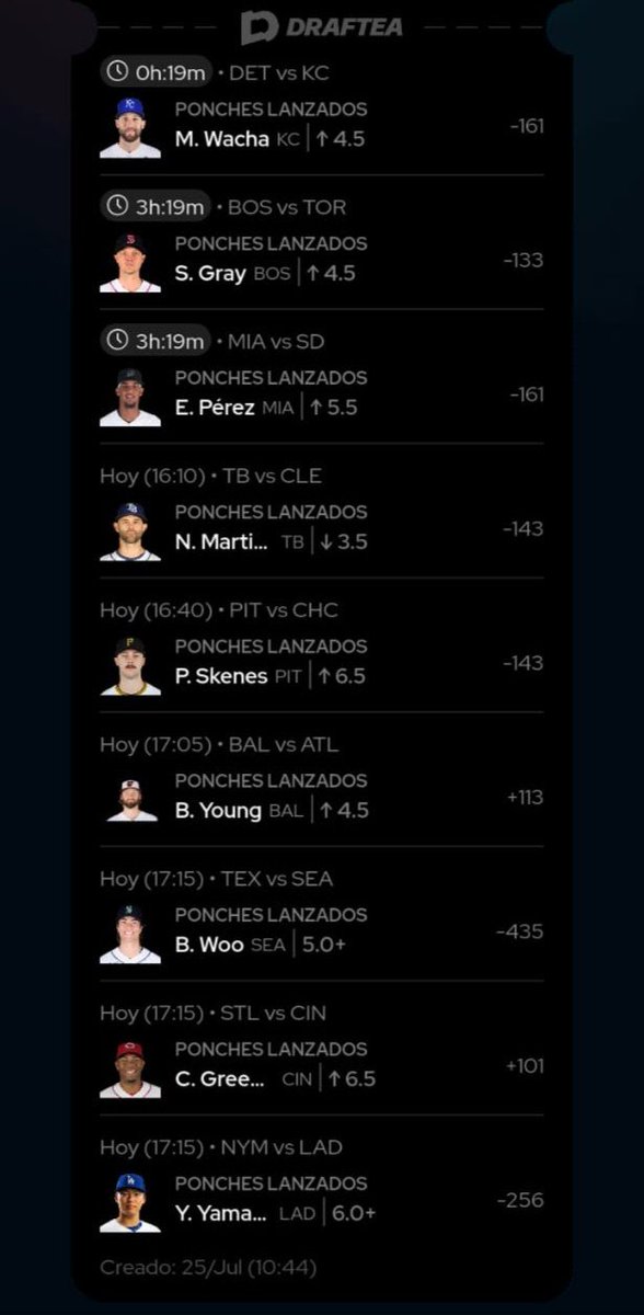 PicksdelSurMX's tweet photo. Parlay ponches🍫🍫 Momio +338🌟💸

Parlay ponches soñadora 🍫🌟 analizada momio +9615💸💸 https://t.co/bIT7Q7QQ02