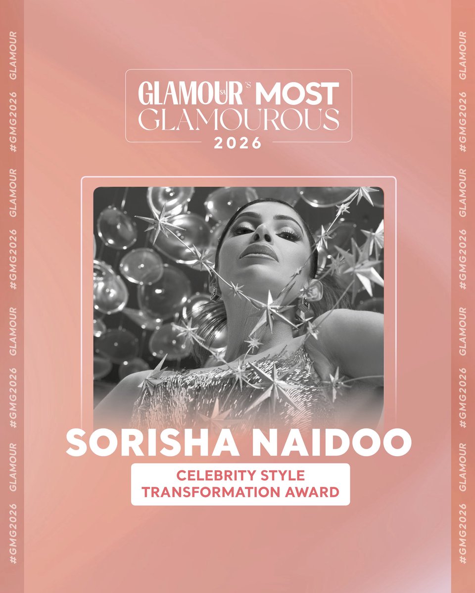 GLAMOUR_sa's tweet photo. Introducing our Celebrity Style Transformation Award winner, Sorisha Naidoo ✨

Sorisha Naidoo is admired for her incredible style evolution. This award celebrates her ability to redefine glamour through every chapter of her style journey. https://t.co/NENIjjeseM