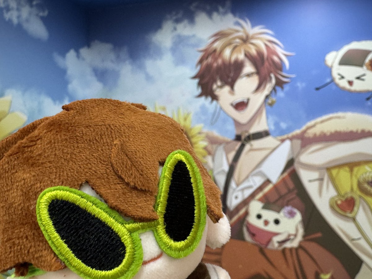 0103_ru's tweet photo. 趁搭車之前帶老熊拍照
#2026克克米伊誕生祭
#米路是為了遇見你
#向���伊心 https://t.co/Rhx4qWT24x