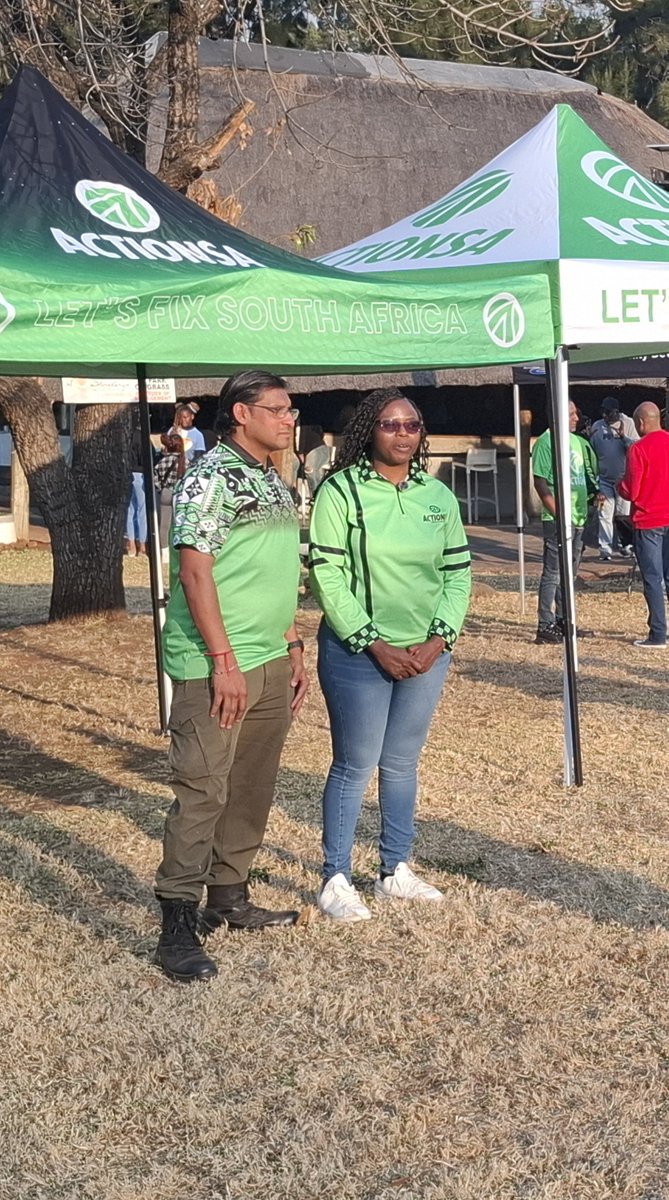 TshwaneActionsa's tweet photo. 💚 KHUPHUKA ACTIONSA 💚 #Mogomatšhemong in the Laudium/Erasmia was ablaze with the presence of Provincial Secretary Mme Evelyn Mondlana @EvelynMondlana 

Ours is a selfless commitment to fix SA and ensure ActionSA remains the only viable option for the people of Tshwane, Gauteng and SA.

#DrNasiphiMoyaForMayor #5MOREYEARS #fivemoreyears #ClockIt4DrNasiphiMoya