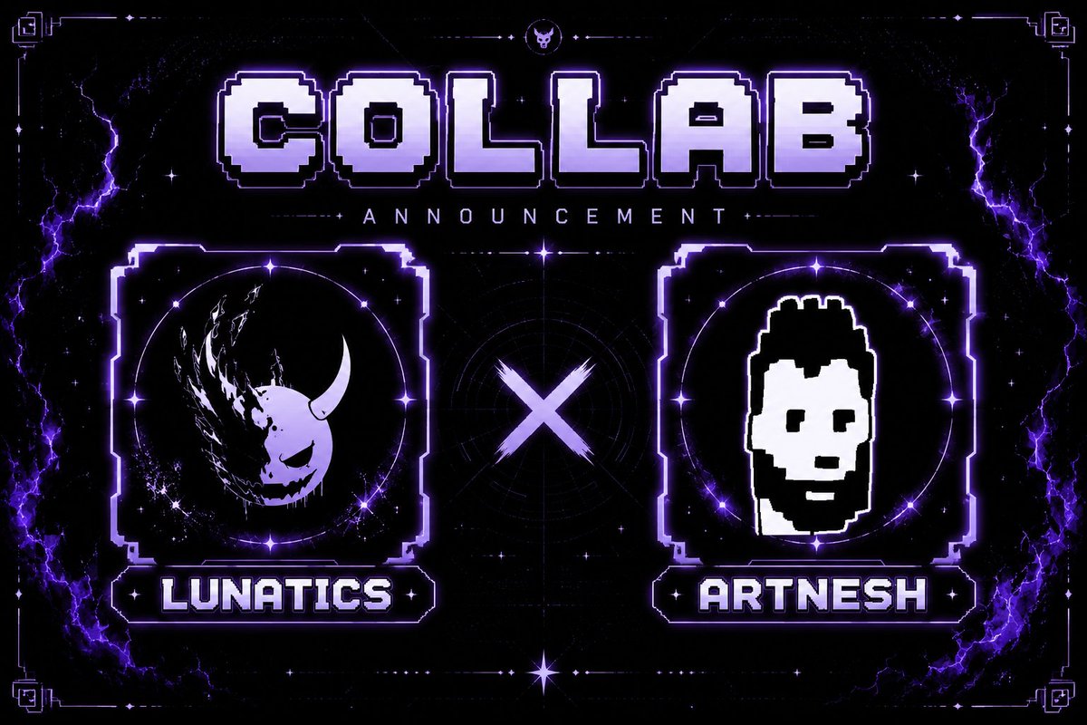 0xlunatics's tweet photo. We're excited to announce our collaboration with
@artnesh !

We've got something special for our community 🥳
Join our discord to get it https://t.co/8m3rHxB5ql https://t.co/JL1HTDHEio