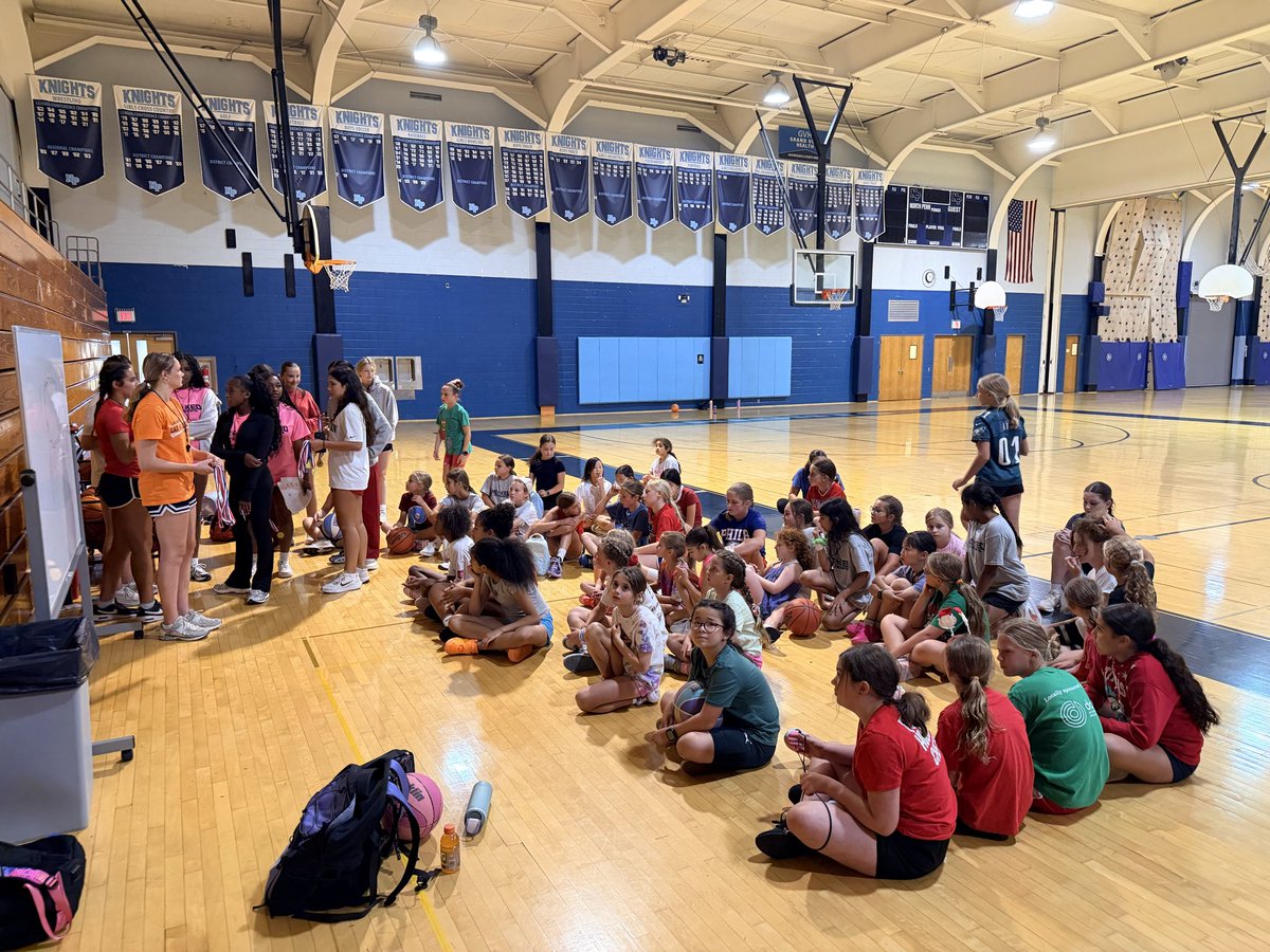 NPHS_KnightsBB's tweet photo. Another successful Hooked on Hoops camp! Thank you to all the campers who came to play, learn, and get a little better! See you all next summer💙🏀 https://t.co/zAlQ1xwMfG