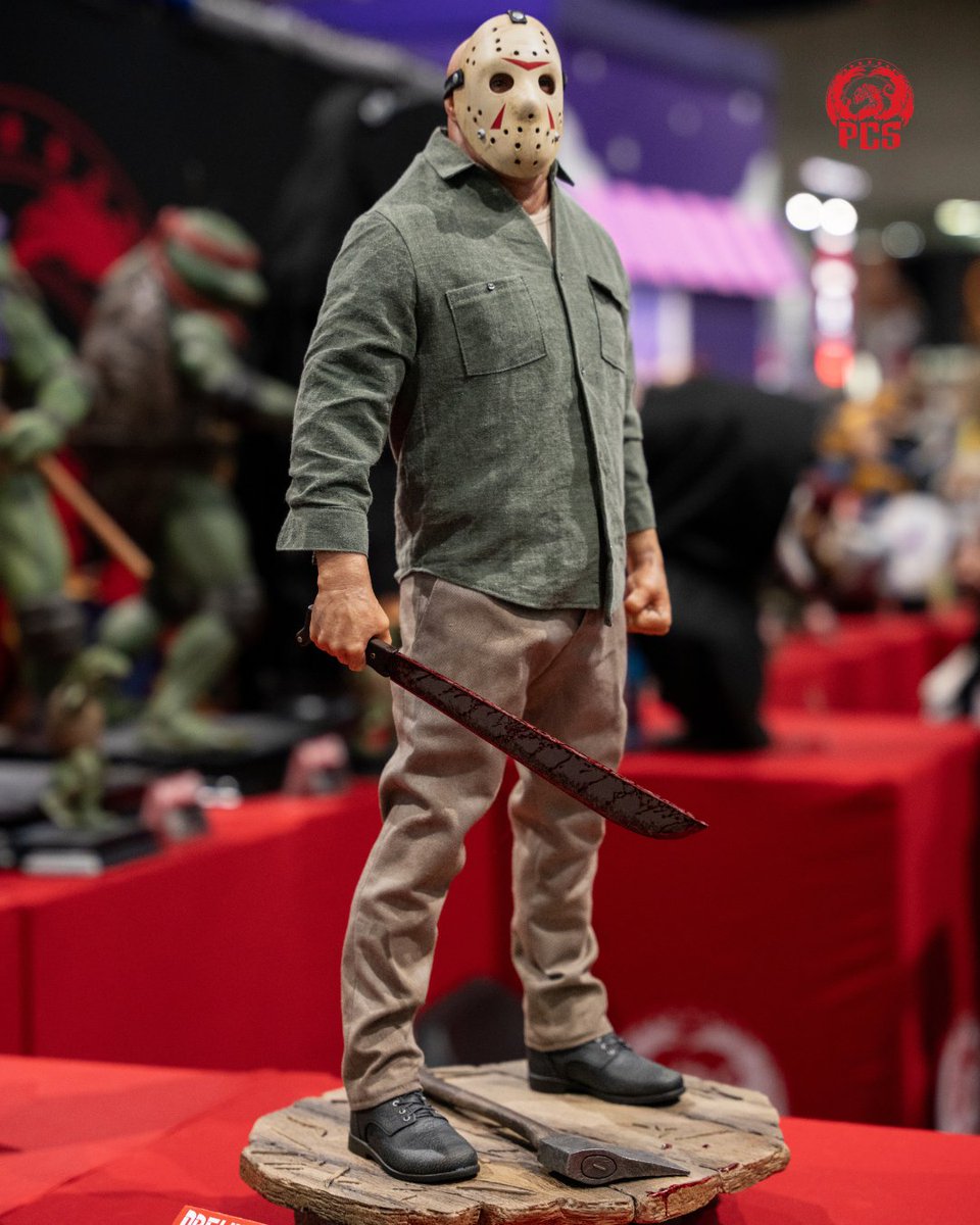 CollectPCS's tweet photo. Booth Tour Pt. 1: Horror 🩸
Featuring Butterball, Pinhead, and Jason

#SanDiegoComicCon #BoothTour #SDCC2026 #PCSStatues #CollectPCS #HorrorFigures #HorrorCollectibles https://t.co/gBYQNOXydS