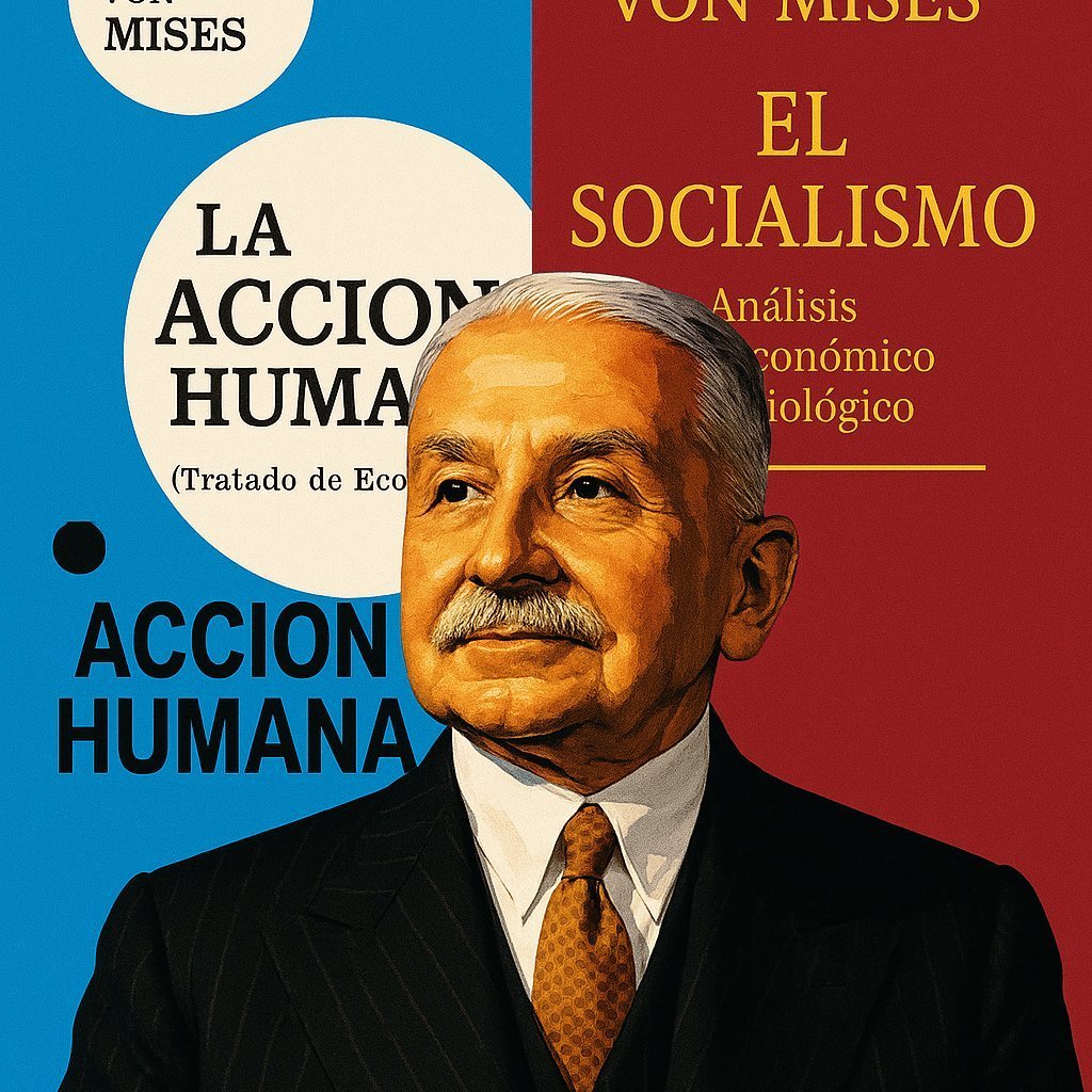 MadeInAncapia's tweet photo. ✒️| "Algunos izquierdistas creen que el mundo comunista funcionaría bien si la «gente buena» estuviera a cargo de él. No se dan cuenta de que, por definición, la gente buena no quiere controlar la vida de los demás"  

- Ludwig von Mises https://t.co/LAeUsb0inz