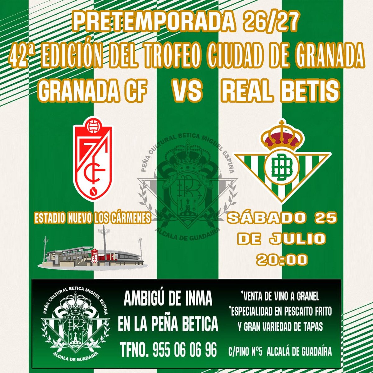 pcbeticamespina's tweet photo. Hoy es diferente... ¡Hoy es Día De Betis! 💚🤍💚 https://t.co/S50ayIIKlf