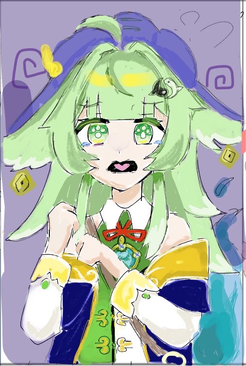 peeepaaa_4's tweet photo. 絵チャ描いてるとき画質悪いからこんな汚いとは思わん。絵が汚すぎる。 https://t.co/uUtYfLGVix