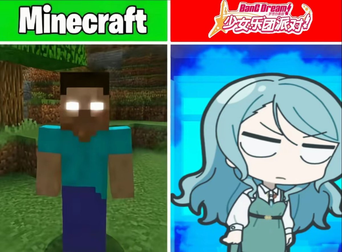 114514eerr3's tweet photo. #BangDream #minecraft https://t.co/xa2QGmAMvN