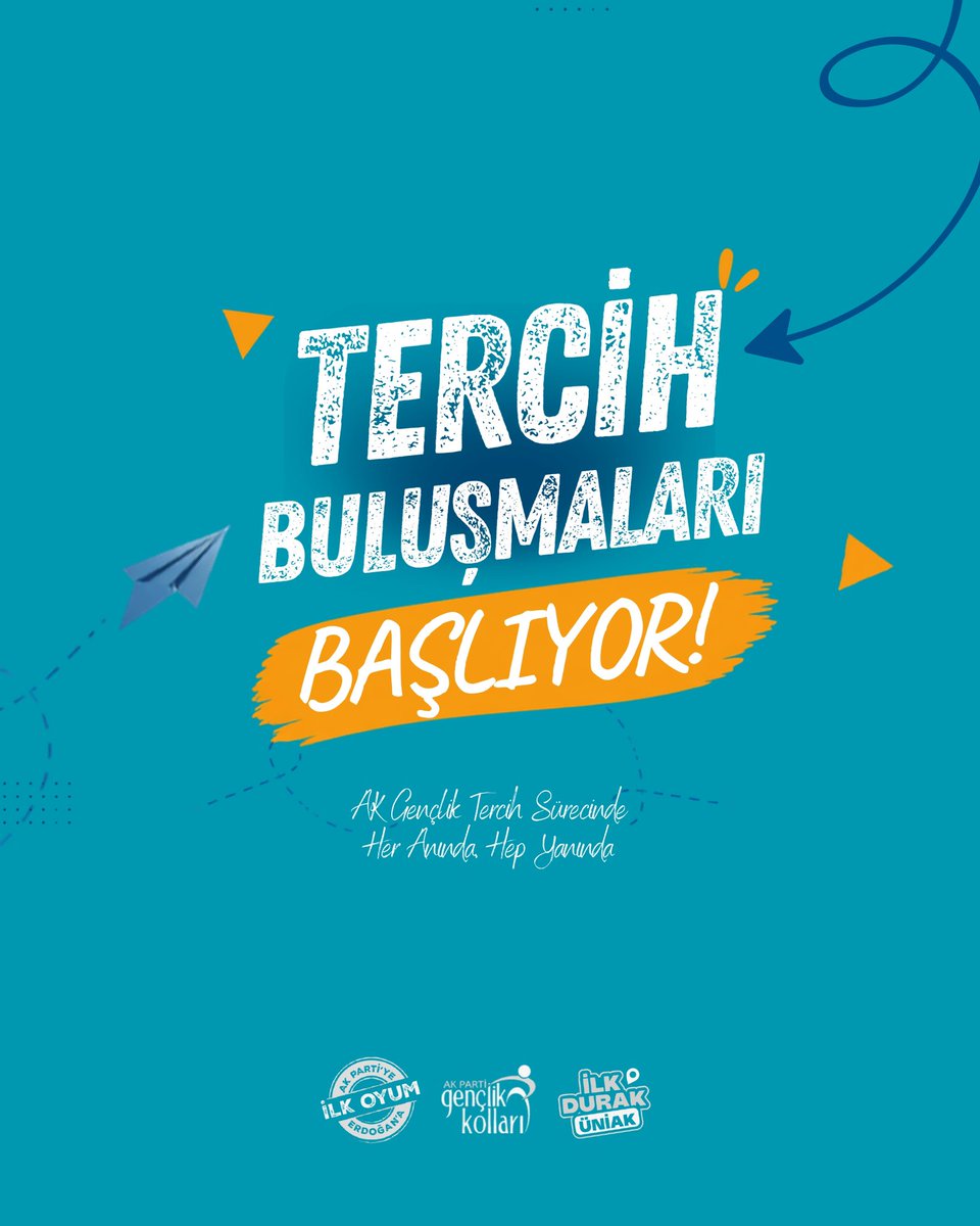 AKGenclikGM's tweet photo. AK Gençlik ile Tercih Buluşmaları başlıyor! 🚀

YKS tercih sürecinde merak ettiğin ne varsa, hepsinin cevabını 81 ilimizde düzenleyeceğimiz Tercih Buluşmaları'nda bulabilirsin.

AK Gençlik, her anında hep yanında olmaya devam edecek.

Detaylar için takipte kalın. 😎 https://t.co/GhmrBcPfSA