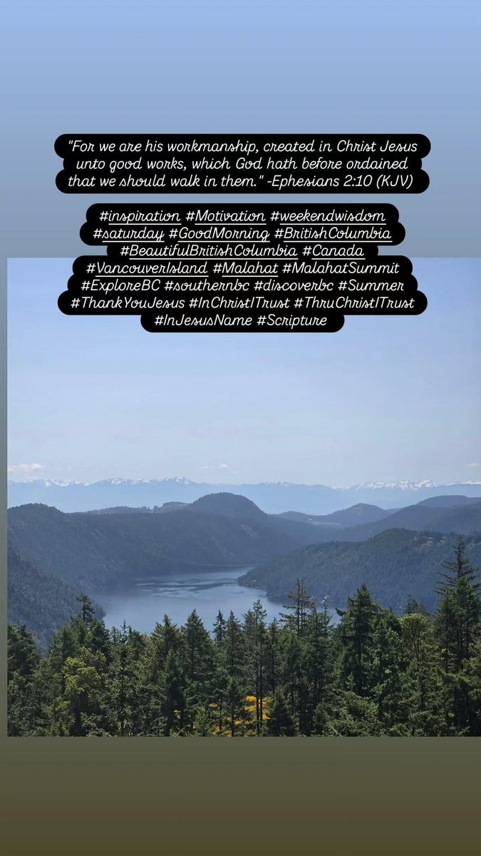 edwinpierrot13's tweet photo. #inspiration #Motivation #weekendwisdom #saturday #GoodMorning #BritishColumbia #BeautifulBritishColumbia #Canada #VancouverIsland #Malahat #MalahatSummit #ExploreBC #southernbc #discoverbc #Summer #ThankYouJesus #InChristITrust #ThruChristITrust #InJesusName #Scripture https://t.co/CdqHnRoEro