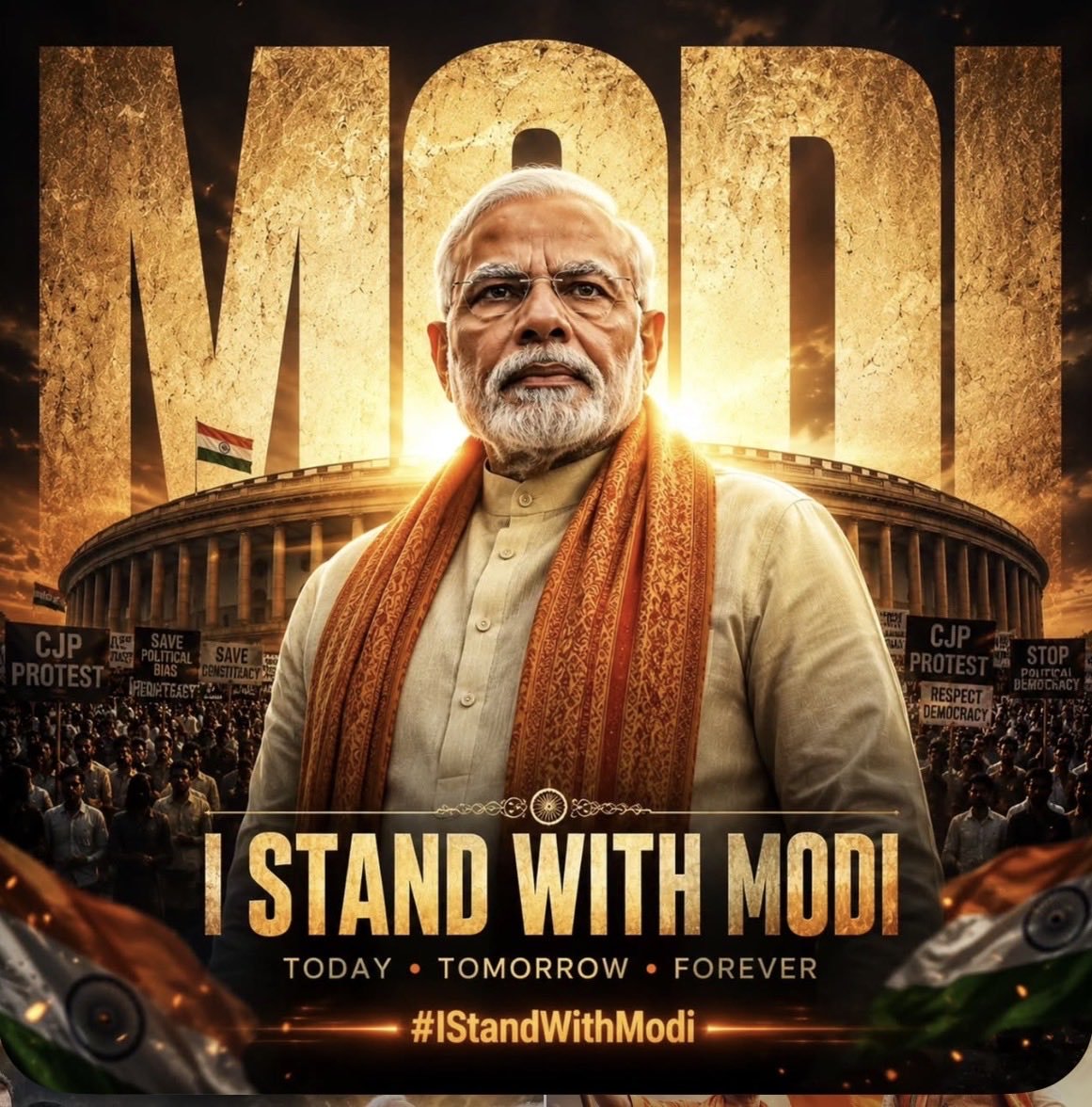 Satirepolitics1's tweet photo. I STAND WITH MODI
Today • Tomorrow • Forever 🇮🇳
#IStandWithModi
#ModiForIndia https://t.co/vYxh61JdE3