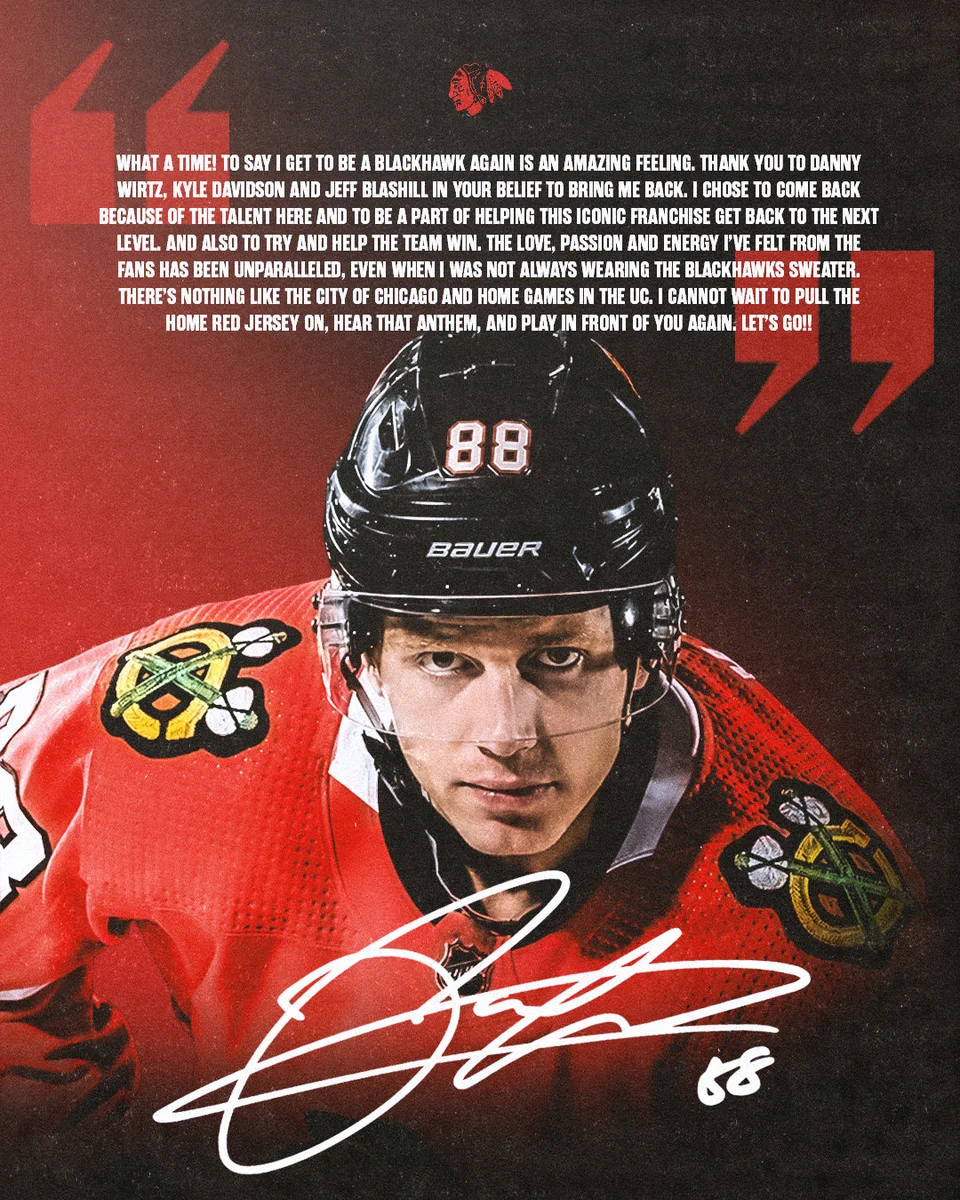 Patrick Kane (@88PKane) / X