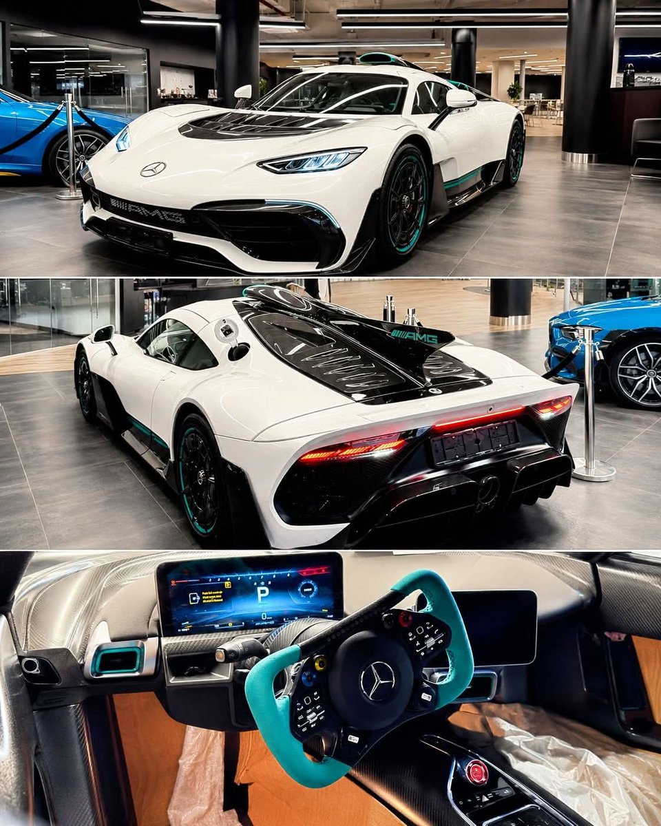 DriveHubyp7's tweet photo. Born for the track. Built to break limits. 🏁🔥
#MercedesAMGONE #AMG #Hypercar #Supercar #DreamCar https://t.co/wkzHUgH6aC