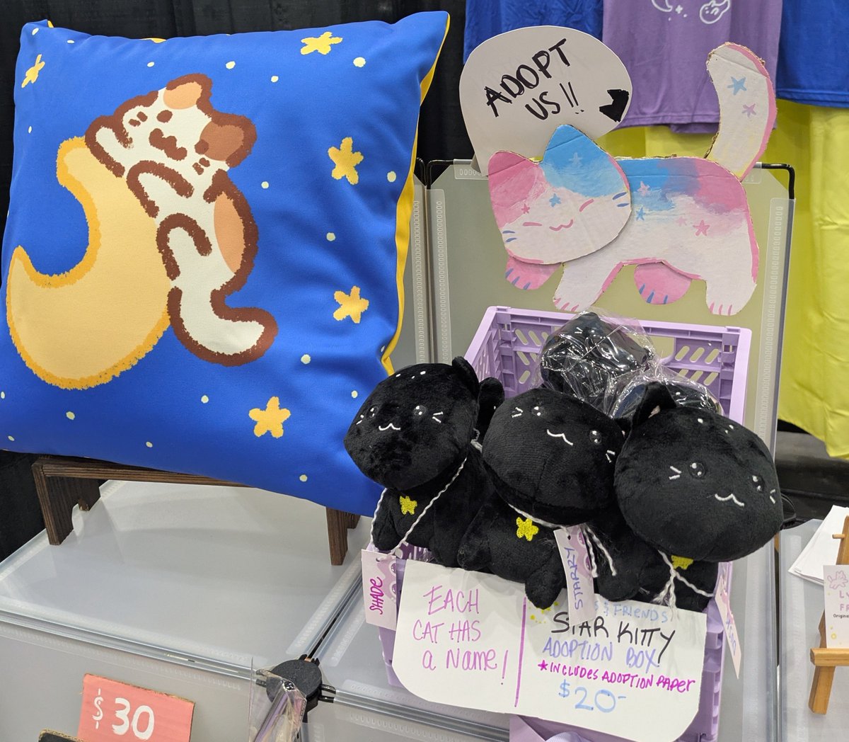 LynsAndFriends's tweet photo. Hello Anime Matsuri! I'm running a Star Kitty adoption agency with a litter of space kittens to find homes for. Find out friendly staff in the artist alley at B 13. https://t.co/PjVFEZIHpg