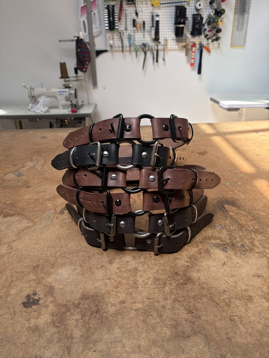 Timothyiisaiah's tweet photo. Bondage belts from this week https://t.co/ONZcgDdd1O