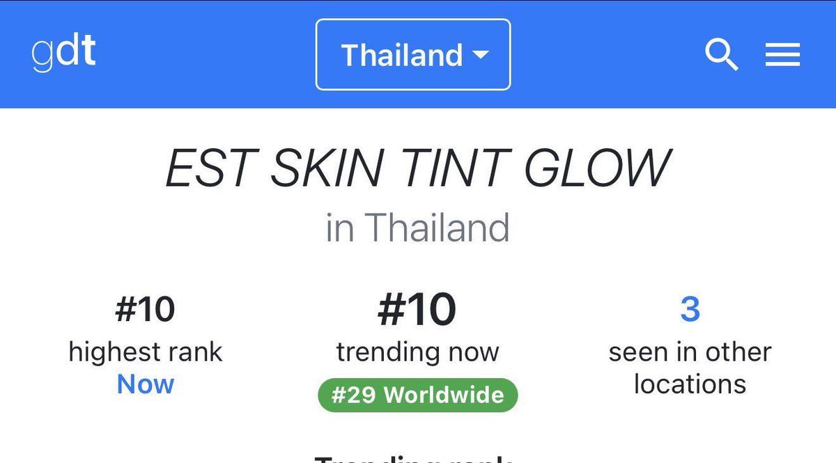 EstTrendTH's tweet photo. ก่อนนอนเอสเทรนเอาอันดับเทรนที่ได้ในวันนี้มาฝากคับ

Thailand: 10
Malaysia: 7
Indonesia: 13

แล้วเราก้อได้ไปเซย์ไฮเทรนด์โลกด้วยค่ะ เก่งมากทุกคน🥳🥳

EST SKIN TINT GLOW
#barenblissxEst 
#est_rvp https://t.co/zVtci03t5o
