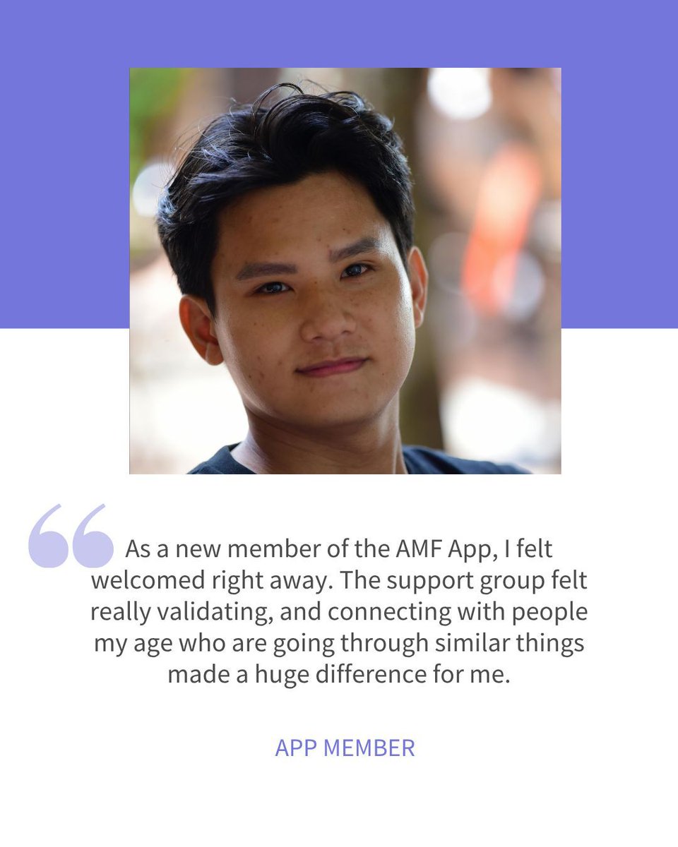 GoAMF's tweet photo. Grief doesn’t have to be faced alone. Join the AMF app for support groups, and a community that gets it: https://t.co/XcPglZQTfg or tap the link in bio https://t.co/FWJDuwqdgF