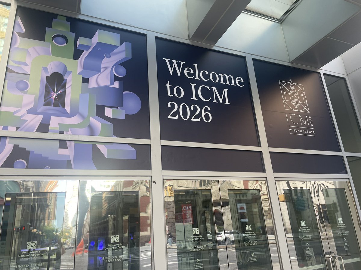PaulNaish78's tweet photo. Sadly leaving #ICM2026 a little early, but have had a wonderful visit to Philadelphia and a great conference! https://t.co/EDm4XCMlq8
