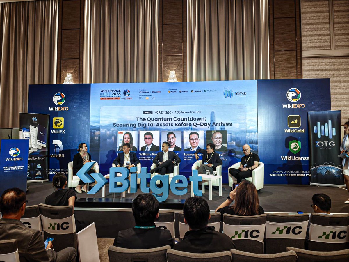 PQabelian's tweet photo. Securing Digital Assets Before Q-Day Arrives.

Our CBO @PQA_Rich was at @Wikiexpo_global this week on the Quantum Countdown panel with some sharp minds talking about one thing: how to secure digital assets before it is too late.

And the answer already exists: Abelian is built on post-quantum cryptography from the ground up. Your assets stay protected not just today but decades from now.