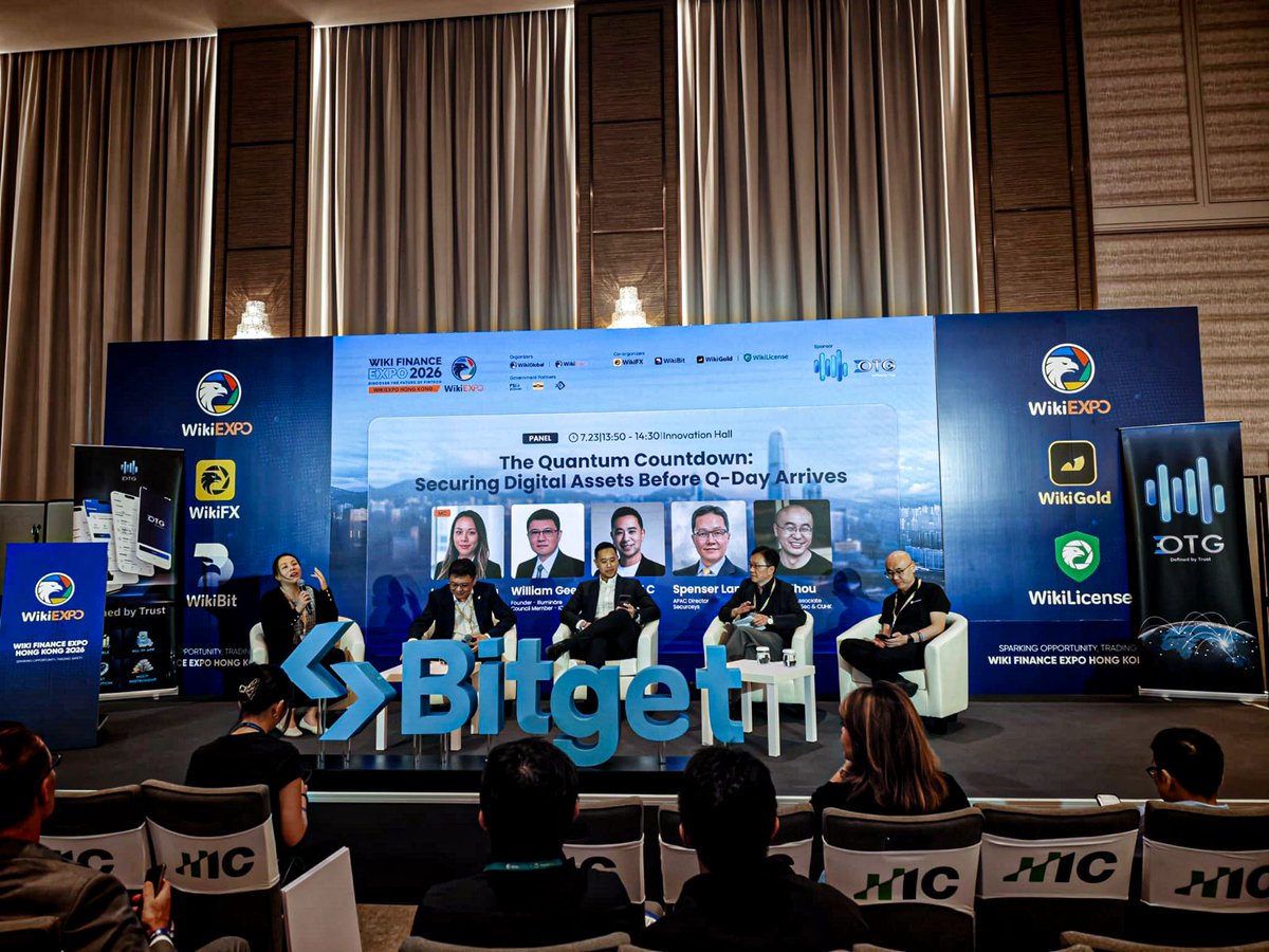 PQabelian's tweet photo. Securing Digital Assets Before Q-Day Arrives.

Our CBO @PQA_Rich was at @Wikiexpo_global this week on the Quantum Countdown panel with some sharp minds talking about one thing: how to secure digital assets before it is too late.

And the answer already exists: Abelian is built on post-quantum cryptography from the ground up. Your assets stay protected not just today but decades from now.