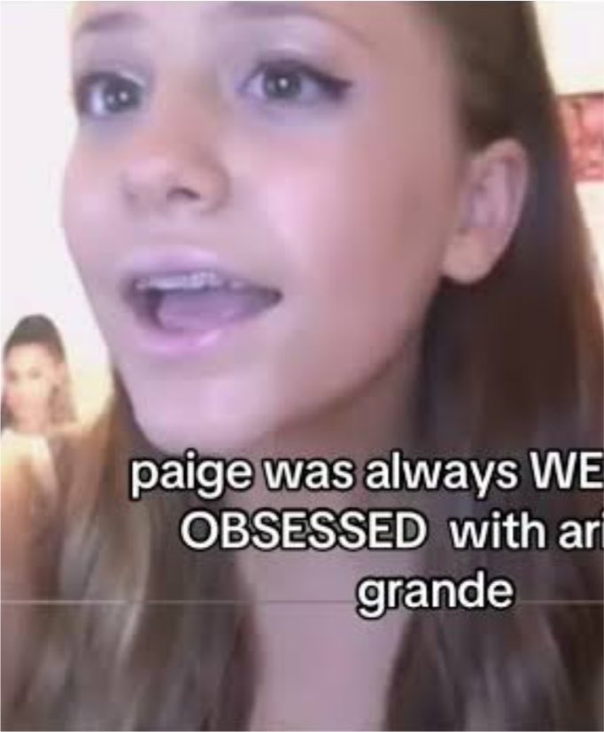 defaultpast's tweet photo. paige getting her teeth filed to look like ariana’s is genuinely fucking terrifying https://t.co/11e81WIw9C