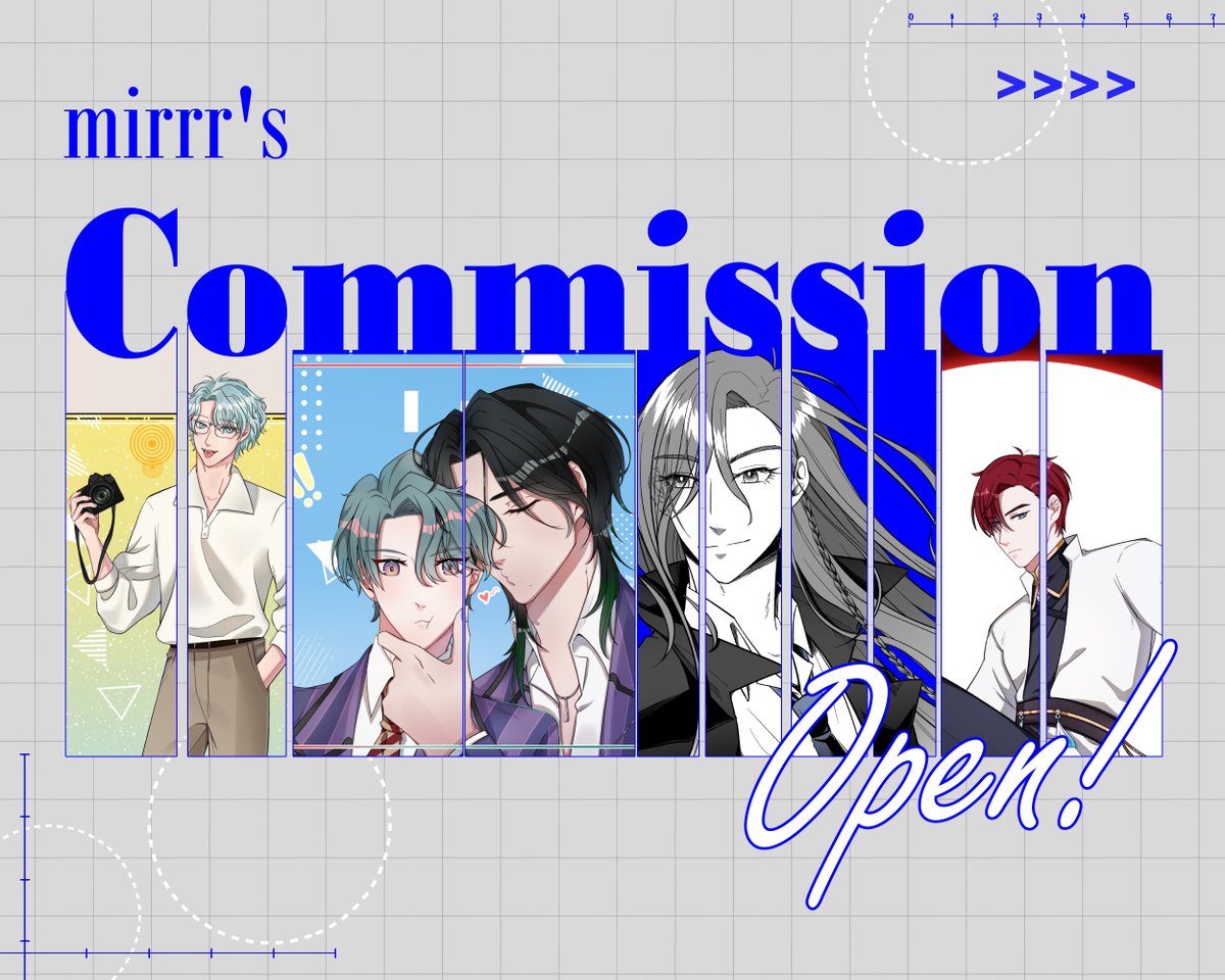 mirrr3809's tweet photo. [ rt &amp; 🩵 are highly appreciated! ]

Hello! i'm opening my commission again! There will be 5 slots available per batch/month. For more information please kindly check my carrd or vgen on my bio, Thank you so much! 💐🪻✨

#VGenOpen #VGenComm #commissionopen #commission https://t.co/rd2Oo3A0UO