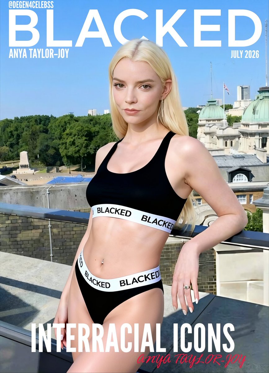 Degen4celebss's tweet photo. Anya Taylor-Joy knows that black is superior 🖤

Dms open for commisions! 
_________________________
#blacked #wataa #chudai #bnwo #celebs #interracial https://t.co/AE7V9R4xED