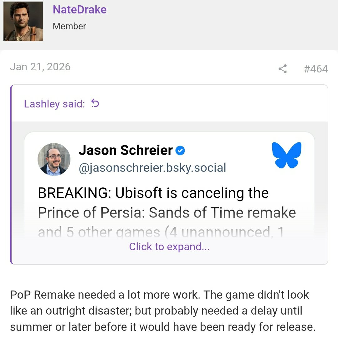 Incroyable_Red4's tweet photo. @Shi_kaDDY @TheGameVerse Montreal rebooted development in Mid/late 2022, so they already been doing their version for 3.5 years by cancellation time back in Jan.
Based on what we know it only needed a year at worst case which is much closer than other doomed Ubi projects like BG&amp;E2 which isn't cancelled https://t.co/xgRGeyknAL
