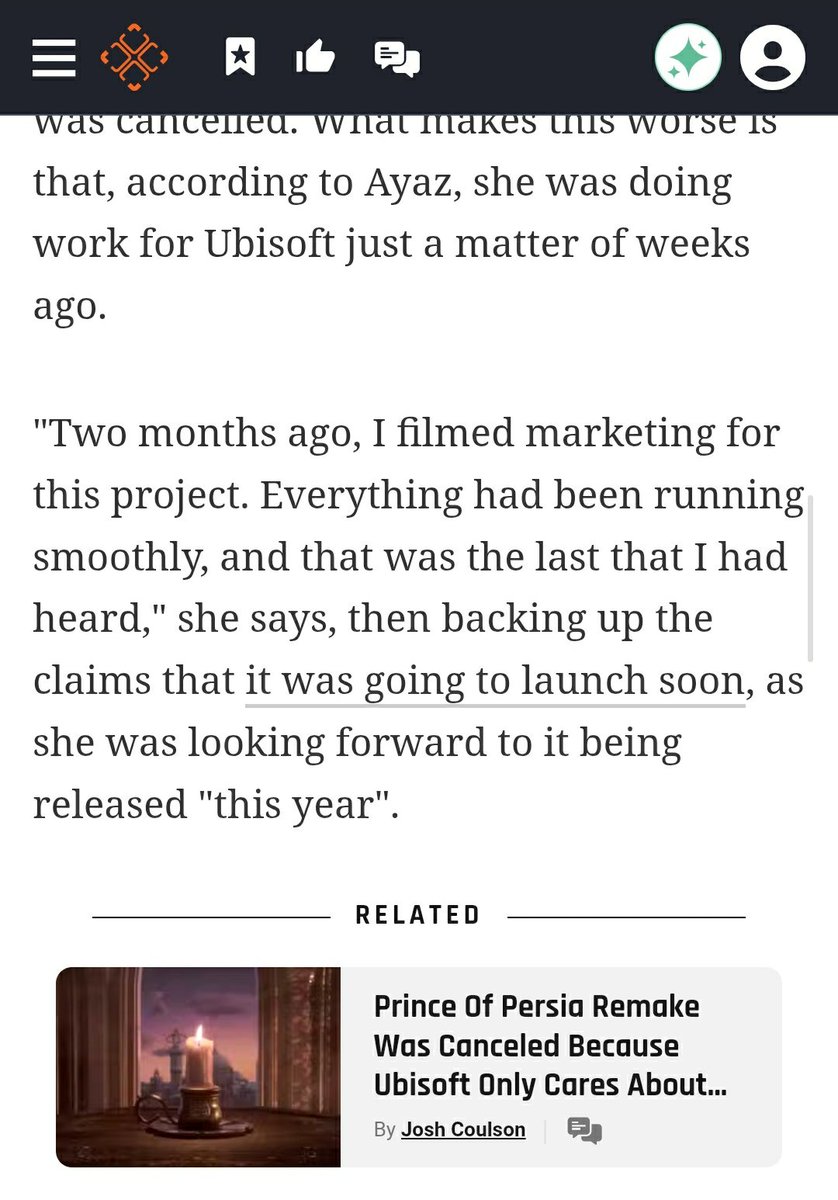 Incroyable_Red4's tweet photo. @Shi_kaDDY @TheGameVerse Montreal rebooted development in Mid/late 2022, so they already been doing their version for 3.5 years by cancellation time back in Jan.
Based on what we know it only needed a year at worst case which is much closer than other doomed Ubi projects like BG&amp;E2 which isn't cancelled https://t.co/xgRGeyknAL